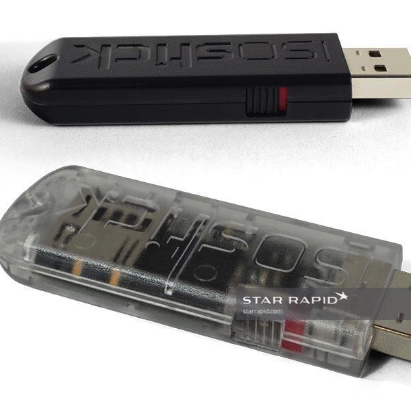 Isostick USB flash drive injection molded case