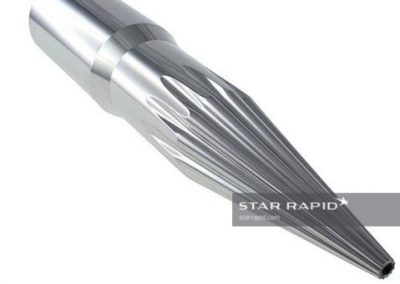Precision Machined Fluid Metering Nozzle