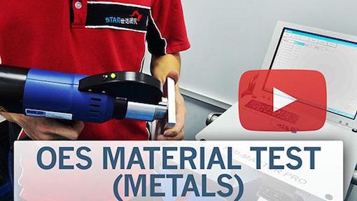 OES material test video in Star Rapid's QC lab