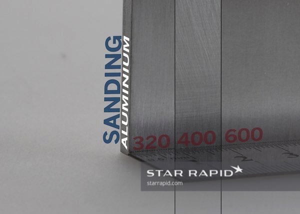 Standard sanded aluminum finishes, Star Rapid