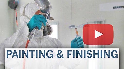 Video link to painting services, Star Rapid finishing