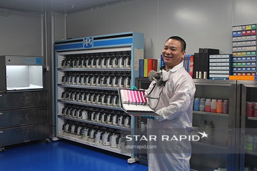 Star Rapid paint preparation room, finishing services