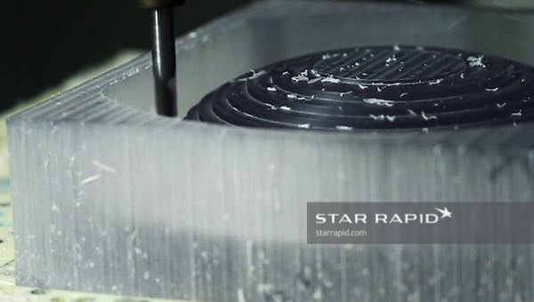 CNC machining of PMMA material