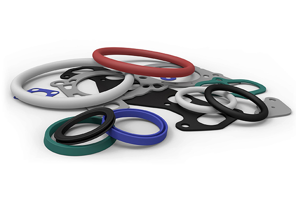 Multi-colored rubber o-rings