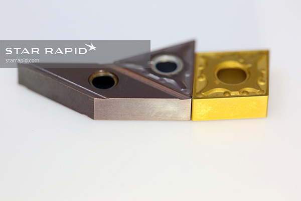Profiles of CNC cutting inserts used at Star Rapid