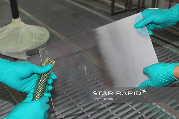 Demonstrating vapor polishing with Weldon-4 gas at Star Rapid