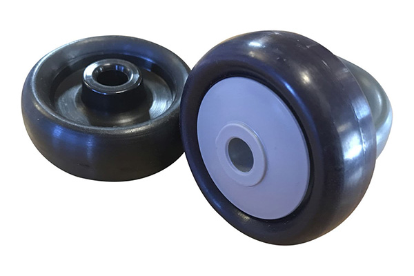 Caster wheels made from polyurethane