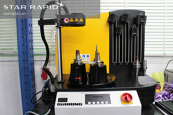Guhring induction heat shrink tool changer at Star Rapid