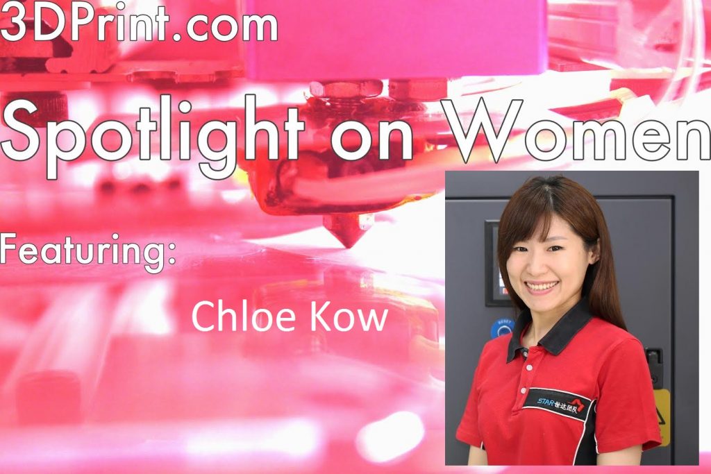 Chloe Kow of Star Rapid featured in 3DPrint.com