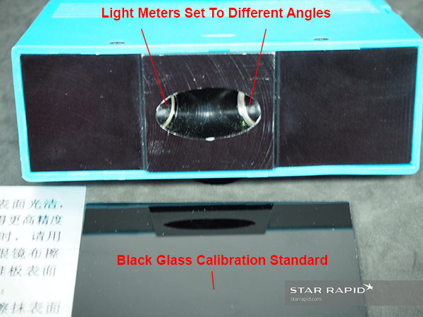 Gloss meter in use at Star Rapid