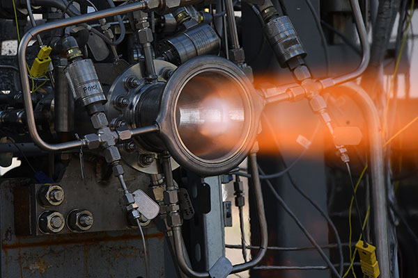 NASA 3D printed jet nozzle undergoing testing