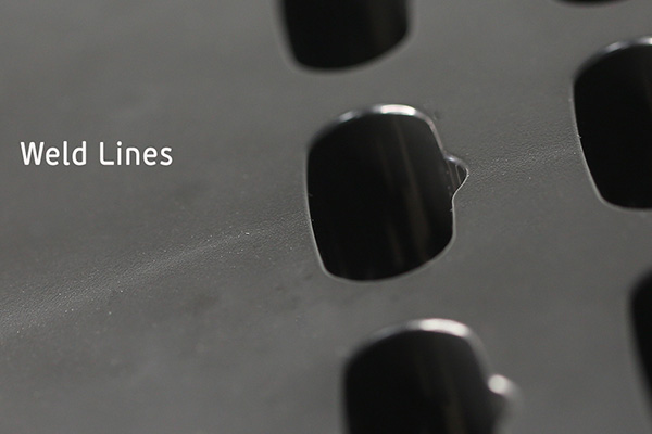 Star Rapid photo of weld line defects