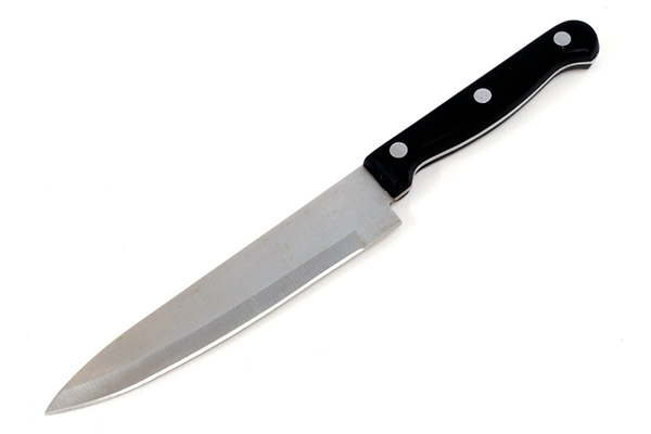 Image of kitchen knife with POM handle