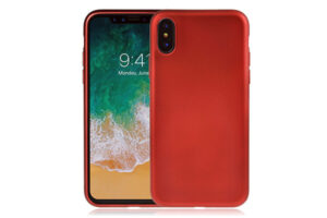 Red TPU protective phone case