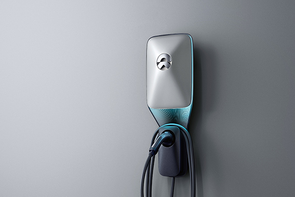 Nio electric car wall-mounted recharger