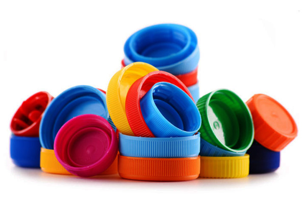 plastic bottle caps, multi-color