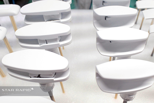 White painted parts for PROEx at Star Rapid