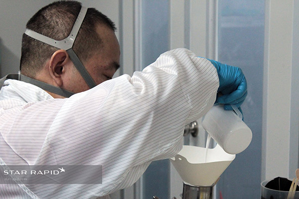 Paint mixing at Star Rapid