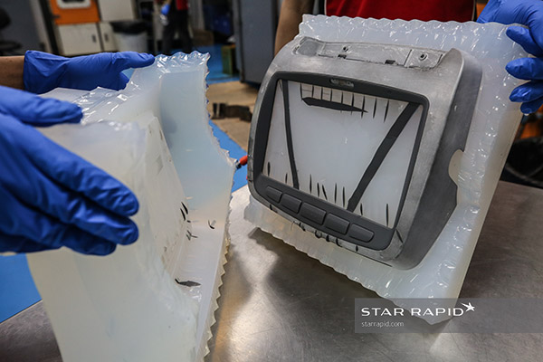 Opening the over mold at Star Rapid for Pro EX