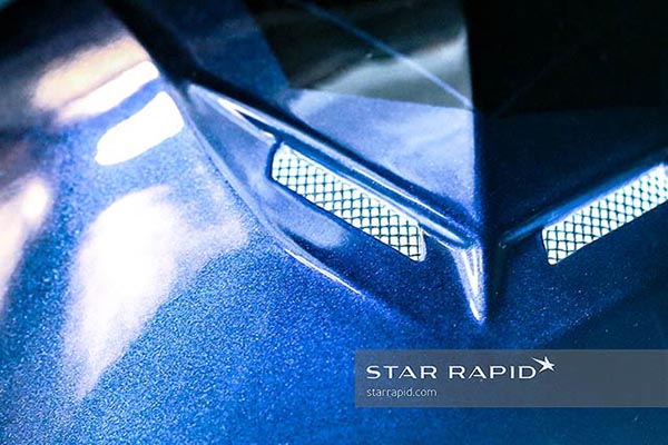 Metalflake helmet at Star Rapid