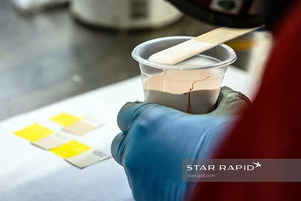 Color mixing at Star Rapid