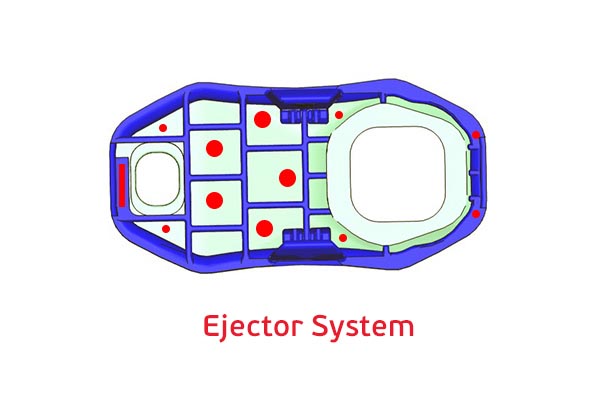 PEEK part for thermodyne, ejector system, Star Rapid