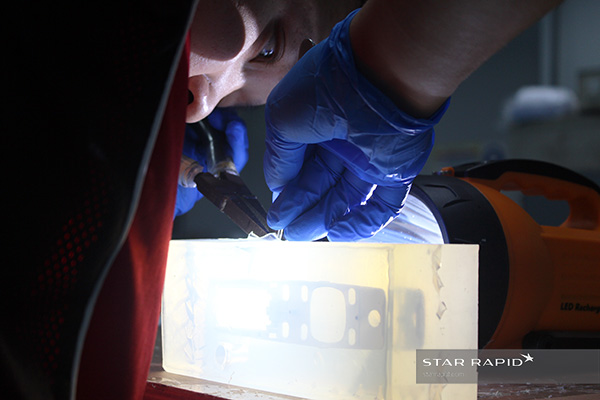 Mold opening, Star Rapid vacuum casting