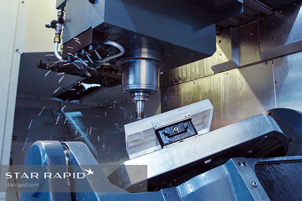 Haas 5 axis CNC mill at Star Rapid