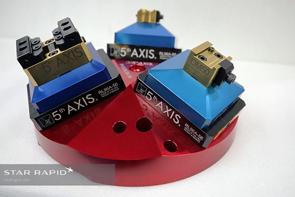 5-axis table mount for CNC machining at Star Rapid