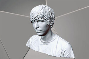 3D scan of human head