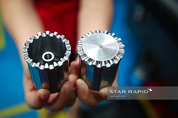 Rotor before and after