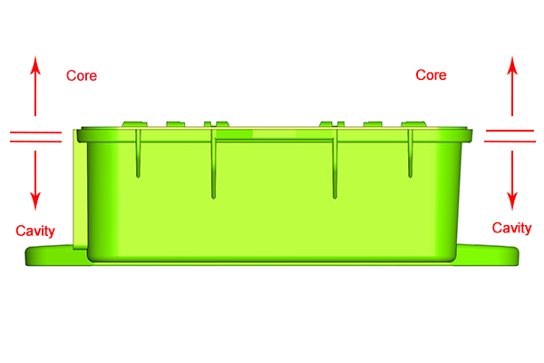 FieldKit core/cavity separation detail