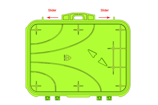 FieldKit lid slider detail for Conservify