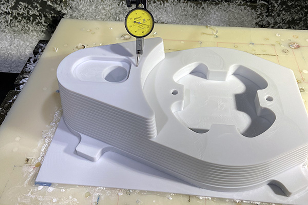 Measuring a CNC machined prototype at Star Rapid