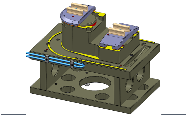 Computer drawing of a holding fixture
