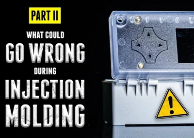 Defects of Plastic Injection Molding – Weld Lines, Witness Marks