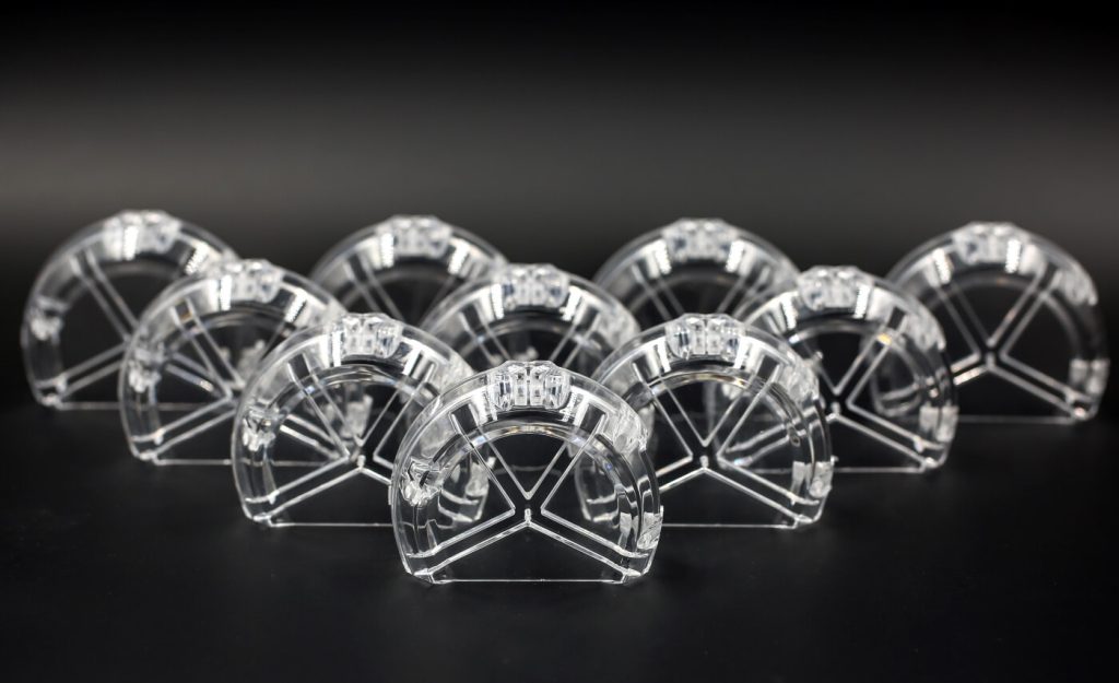 Parts manufactured with vacuum casting method